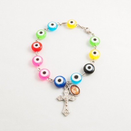 PULSERA OJO TURCO COLORES C/FOTO