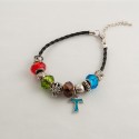 PULSERA CORAZON Y CRISTAL CON FOTO