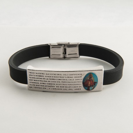 PULSERA PADRE NUESTRO FUNDICION C/FOTO