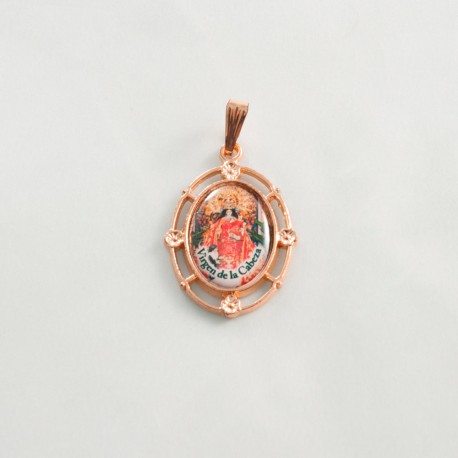 MEDALLA 4 FLORES C/FOTO