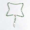 ROSARIO CAPUCHA PIEDRA VERDE CON FOTO