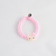 PULSERA PERLAS ROSA Y CARA KITTY CON FOTO