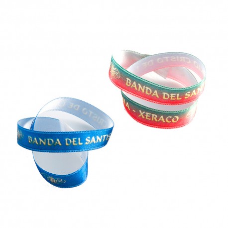 PULSERA CINTA IMPRESA A COLOR