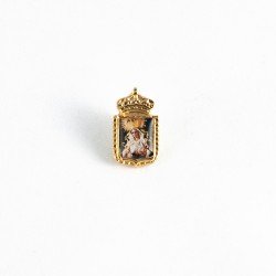 PIN CORONA CUADRADO CON   FOTO
